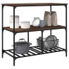 Chariot de cuisine chêne marron 100x50x95 cm bois d'ingénierie 531688531688