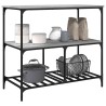 Chariot de cuisine sonoma gris 100x50x95 cm bois d'ingénierie 531689531689