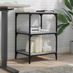 Support d'imprimante 3 niveaux sonoma gris 50x41x75 cm 531698531698