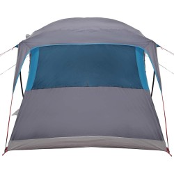 Tente familiale avec toit Bleu et gris 435 x 255 x 216 cm 531707531707