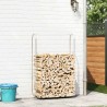 Portant de bois de chauffage 100x25x150 cm acier galvanisé 531712531712