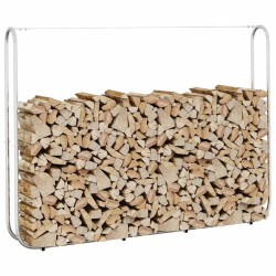 Portant de bois de chauffage 200x25x150 cm acier galvanisé 531713531713