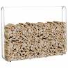 Portant de bois de chauffage 200x25x150 cm acier galvanisé 531713531713