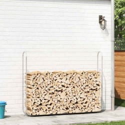 Portant de bois de chauffage 200x25x150 cm acier galvanisé 531713531713