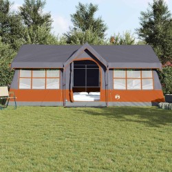 Tente familiale avec toit Gris et orange 622 x 295 x 238 cm 531717531717