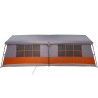 Tente familiale avec toit Gris et orange 622 x 295 x 238 cm 531717531717