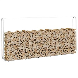 Portant de bois de chauffage 300x25x150 cm acier galvanisé 531729531729