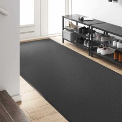 Tapis d'entrée Anthracite et noir 120 x 300 cm Polyamide et PVC 531735531735