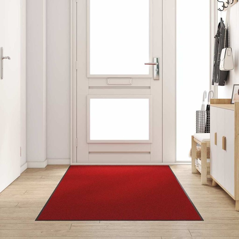 Tapis d'entrée Rouge et Noir 120 x 250 cm 100% Polyamide 531737531737