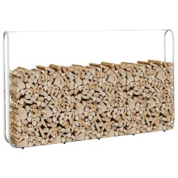 Portant de bois de chauffage 250x25x150 cm acier galvanisé 531746531746