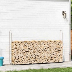 Portant de bois de chauffage 250x25x150 cm acier galvanisé 531746531746