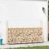 Portant de bois de chauffage 250x25x150 cm acier galvanisé 531746531746