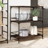 Chariot cuisine chêne marron 100,5x50x105 cm bois d'ingénierie 531770531770