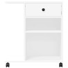 Support d'imprimante avec roulettes blanc 60x40x68,5 cm 531773531773