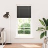 Store plissé noir 85x200 cm largeur du tissu 84,4 cm polyester 531775531775