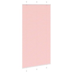 Store plissé rose 105x200 cm largeur du tissu 104,4cm polyester 531777531777