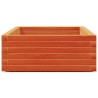 Jardinière cire marron 110x60x26,5 cm bois de pin massif 531787531787