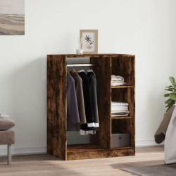 Garde-robe chêne fumé 77x48x102 cm bois d'ingénierie 531788531788