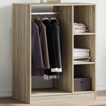 Garde-robe chêne sonoma 77x48x102 cm bois d'ingénierie 531794531794