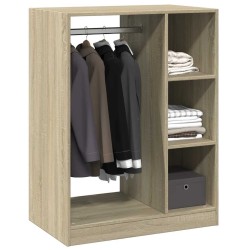 Garde-robe chêne sonoma 77x48x102 cm bois d'ingénierie 531794531794