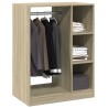Garde-robe chêne sonoma 77x48x102 cm bois d'ingénierie 531794531794