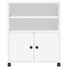 Support d'imprimante avec roulettes blanc 60x48x74 cm 531796531796