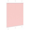 Store plissé rose 110x100 cm largeur du tissu 109,4cm polyester 531807531807