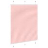 Store plissé rose 110x100 cm largeur du tissu 109,4cm polyester 531807531807