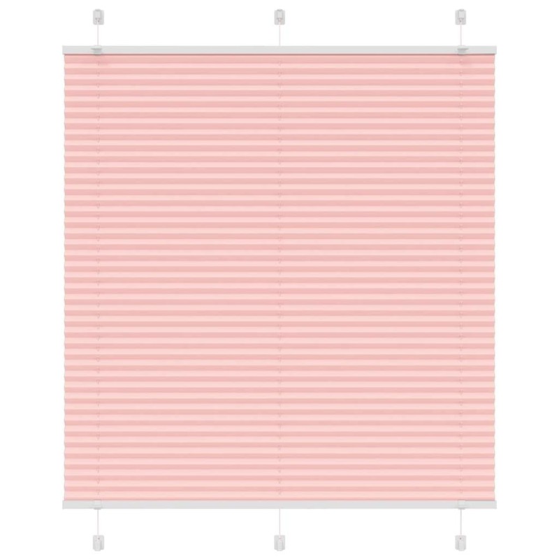 Store plissé rose 115x100 cm largeur du tissu 114,4cm polyester 531808531808