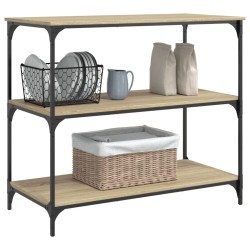 Chariot de cuisine chêne sonoma 102x50x95 cm bois d'ingénierie 531815531815