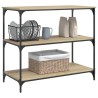 Chariot de cuisine chêne sonoma 102x50x95 cm bois d'ingénierie 531815531815