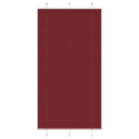 Store plissé rouge bordeaux 105x200 cm largeur du tissu 104,4cm 531819531819
