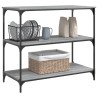 Chariot de cuisine sonoma gris 102x50x95 cm bois d'ingénierie 531826531826