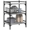 Chariot de cuisine sonoma gris 50x35x75,5 cm bois d'ingénierie 531839531839