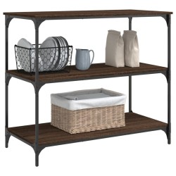 Chariot de cuisine chêne marron 102x50x95 cm bois d'ingénierie 531843531843