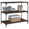 Chariot de cuisine chêne marron 102x50x95 cm bois d'ingénierie 531843531843
