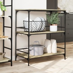 Chariot cuisine chêne sonoma 100,5x50x105 cm bois d'ingénierie 531844531844