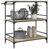 Chariot cuisine chêne sonoma 100,5x50x105 cm bois d'ingénierie 531844531844