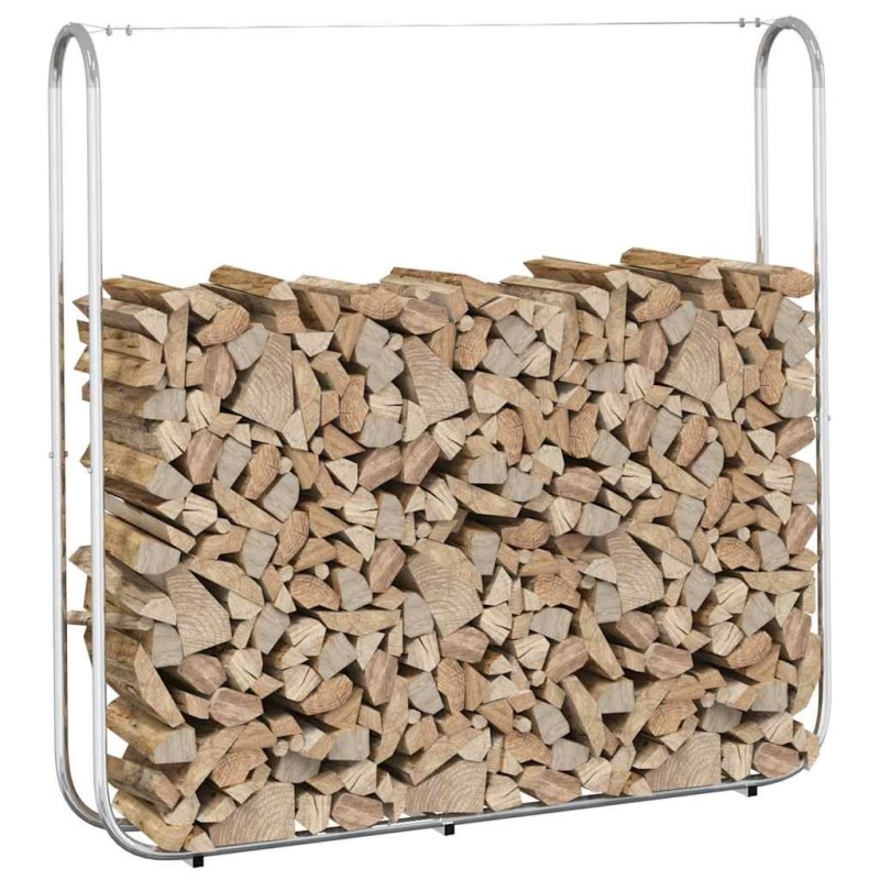 Portant de bois de chauffage 150x25x150 cm acier galvanisé 531846531846