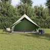 Tente familiale avec toit Vert et blanc 256 x 256 x 185 cm 531850531850
