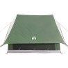 Tente familiale avec toit Vert et blanc 256 x 256 x 185 cm 531850531850