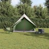 Tente familiale avec toit Vert et blanc 220 x 220 x 184 cm 531852531852