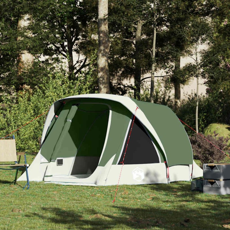 Tente de camping de cabine 4 personnes vert imperméable 531854531854