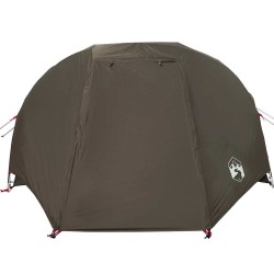 Tente de pêche 3 personnes marron imperméable 531858531858