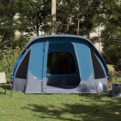 Tente de cabine familiale 6 personnes bleu imperméable 531865531865