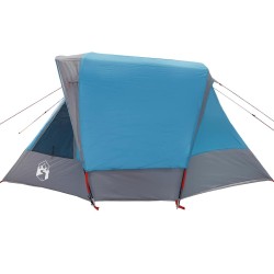 Tente de cabine familiale 6 personnes bleu imperméable 531865531865