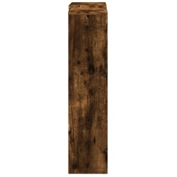 Cache-radiateur chêne fumé 205x21,5x83,5 cm bois d'ingénierie 531870531870