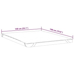 Protège-matelas blanc 140x190 cm imperméable 531880531880