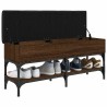 Banc à chaussures chêne marron 102x32x45 cm bois d'ingénierie 531889531889