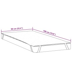 Protège-matelas blanc 90x190 cm imperméable 531890531890